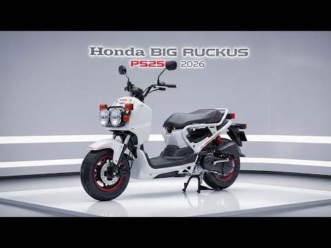 Thumbnail for Finally! 2026 Honda Big Ruckus PS250 Revealed | The Most Unique Scooter by Honda Big Ruckus
