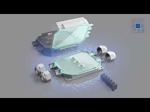 Video Cupla IP68 preumpluta cu gel 120x100x50 - maxim 2x2.5mmp