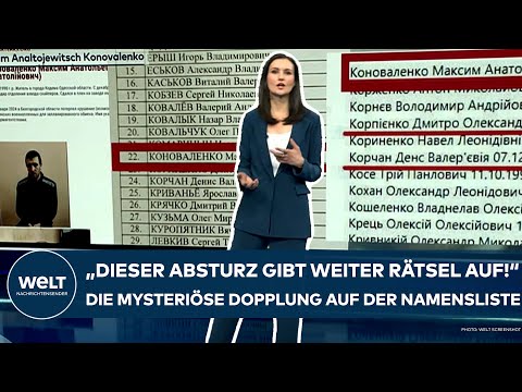 PUTINS KRIEG: "Dieser Absturz gibt weiter Rätsel auf!" Die mysteriöse Dopplung auf der Namensliste