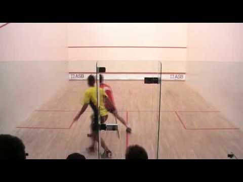 squash San Antolín 2009 Palencia Final Renan Lavigne -  Mark Krajcsak. Primer juego. 1/2