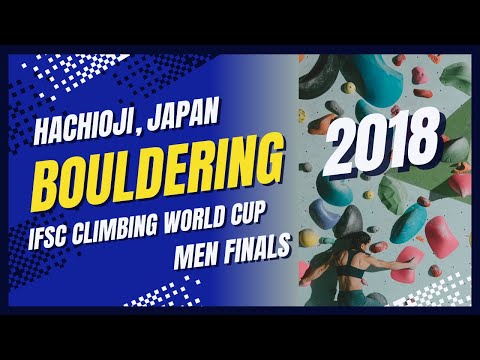 IFSC Climbing Boulder World Cup Men Finals HACHIOJI 2018