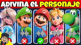 Adivina El Personaje De MARIO GALAXY La PELÍCULA😀🎶Mario❤️Princesa Peach🩷Luigi💚Toad🍄Adivina La Voz🎶