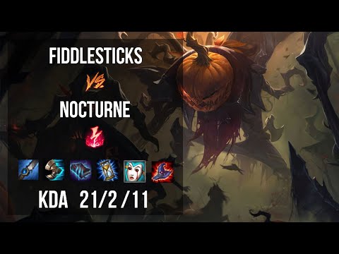 Fiddlesticks Jungle vs Nocturne | NA Grandmaster | Patch 10.20 | League of Legends