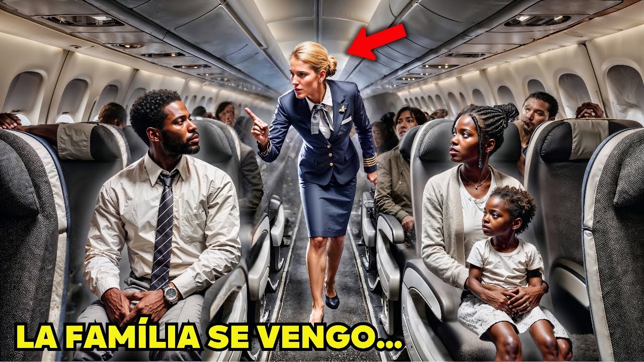 Azafata Echa a Familia Negra del Avión y Descubre que son Dueños de la Aerolínea…