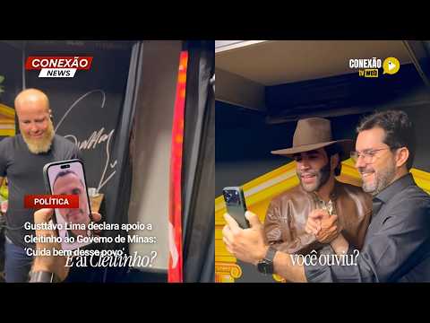 Vídeo: Gusttavo Lima declara apoio a Cleitinho ao Governo de Minas: ‘Cuida bem desse povo’.