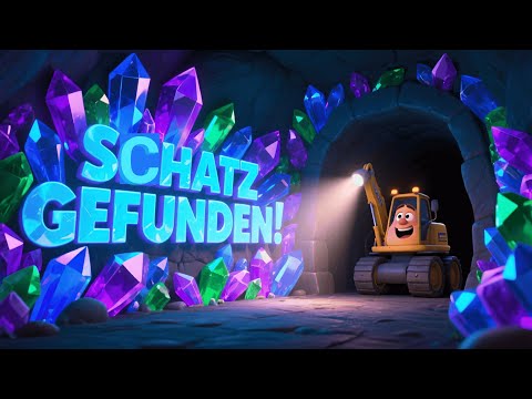 The Excavator Song for Children 💎 | The Secret of the Crystal Cave! | Adventure Songs Children's ...