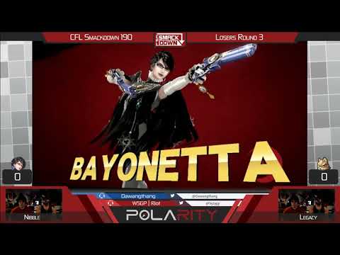 CFL Smackdown 190 Smash 4 - Nibble (Bayonetta) vs Legacy (Lucas) - Losers R3