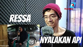 Download lagu Ressa - Nyalakan Api (Nike Ardilla Cover) | REACTION mp3