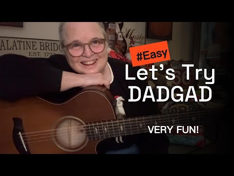 Learn EASY Chords in DADGAD Tuning ** Playing Taylor 12 String     #12stringguitar  #guitar