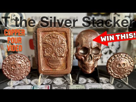 🔥 Copper Pour Artwork + SKULL GIVEAWAY! 🔥