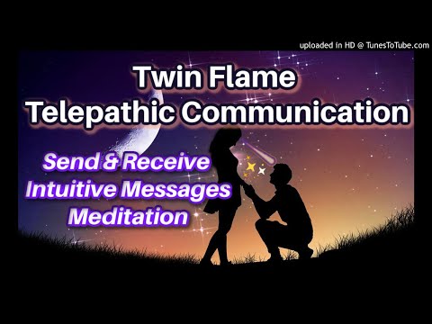 Twin Flame Meditation for Telepathic Communication 🔥👁🔥 w/ Energy Healing