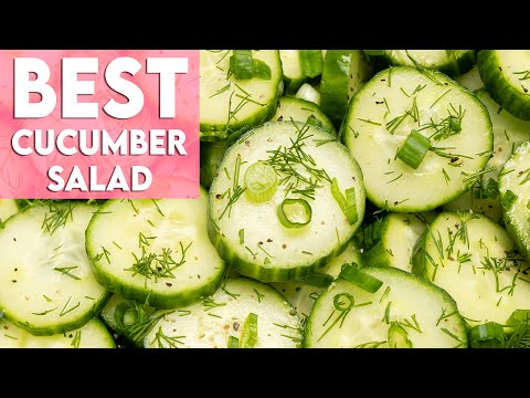 The BEST Cucumber Salad Recipe