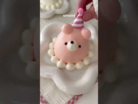 お誕生日や特別な日には、くまちゃんケーキでお祝いしよう！🧸甘〜いイチゴドリンクも一緒に気分アップ🍓 #shorts #雑貨 #unboxing #料理好きな人と繋がりたい