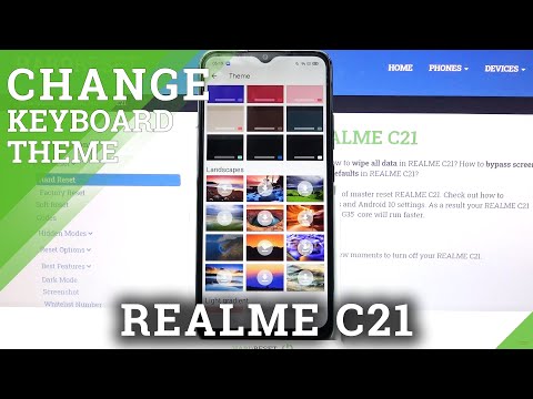How to Change Keyboard Theme on REALME C21 – Personalize Keyboard Theme