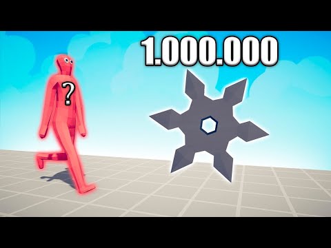 1.000.000 DAMAGE SAMURAI vs RANDOM UNITS - TABS | Totally Accurate Battle Simulator 2024