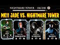 MK Mobile I Finally Gave MK11 Jade A Spin In Nightmare Tower