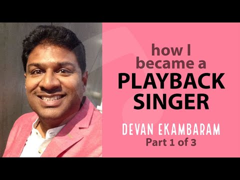 How I became a playback singer | Singer Devan Ekambaram | Rumble.65: 1/3