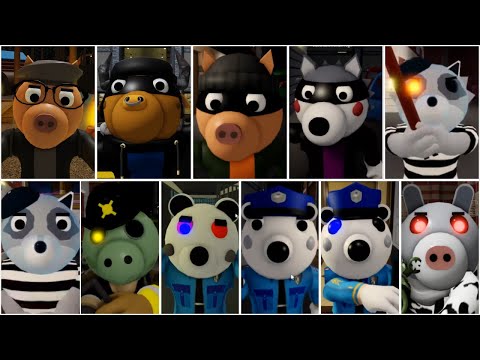 ROBLOX PIGGY 2 HEIST ALL JUMPSCARES RP