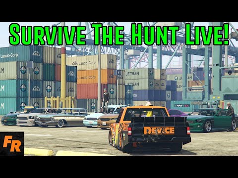 Gta 5 Challenge - Survive The Hunt Live!