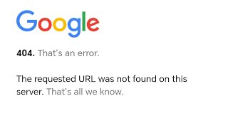 How To Fix 404 Not Found Error in Google Chrome | 404 Error Problem Fi