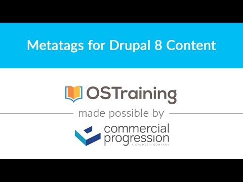 Lesson 1 Introduction to the Drupal 8 Search Optimization Class