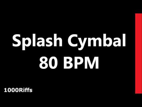 Splash Cymbal Metronome : 80 BPM : Beats Per Minute