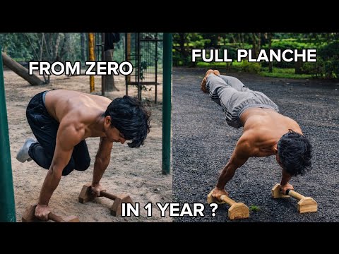 INCREDIBLE FULL PLANCHE PROGRESSION - FROM TUCK TO FULL PLANCHE ! #calisthenics 
