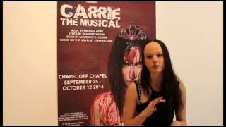 Carrie - The Musical Melbourne - Meet The Cast - Emily Milledge