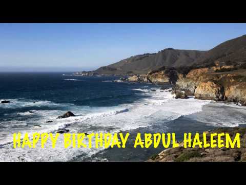 AbdulHaleem   Beaches Playas - Happy Birthday