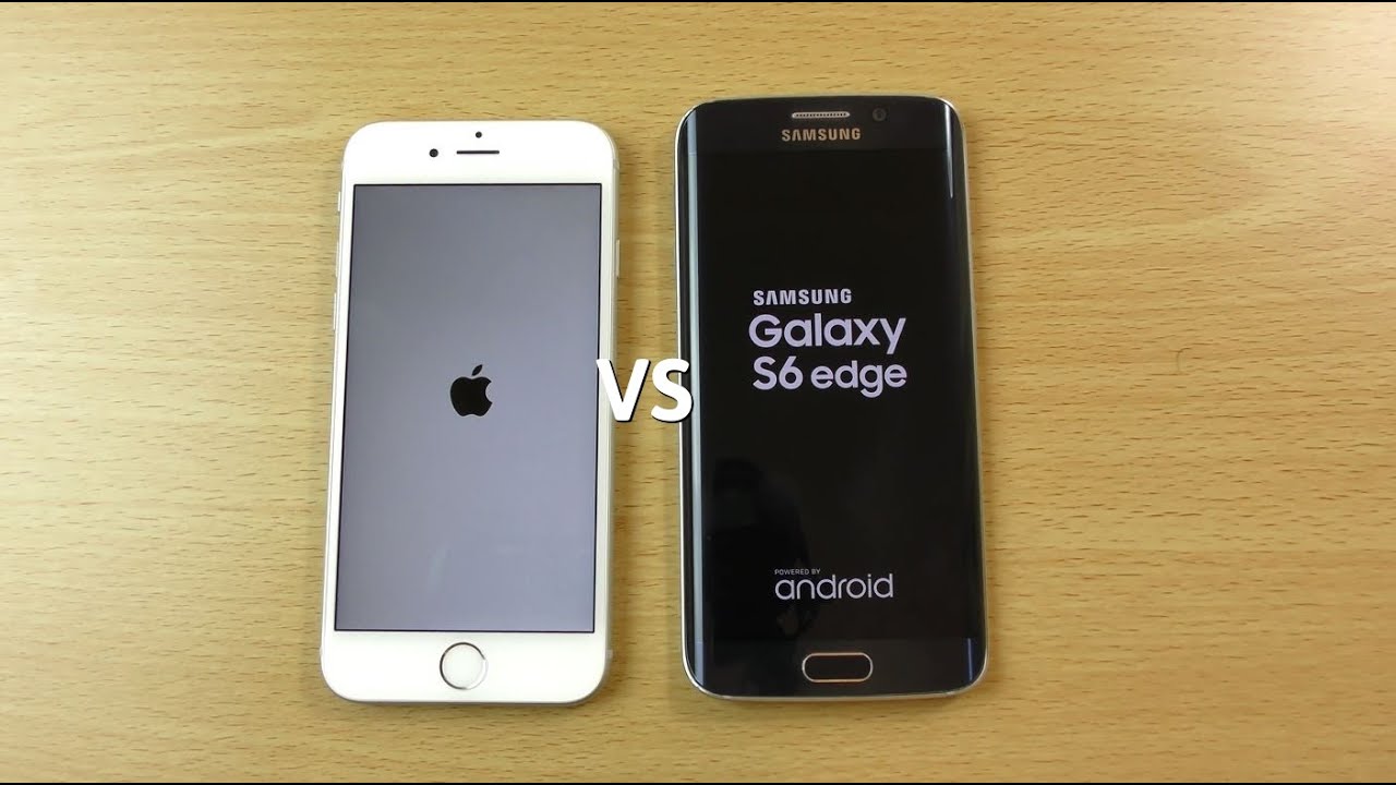 iPhone 6s VS Samsung Galaxy S6 Edge - Speed & Camera Test!