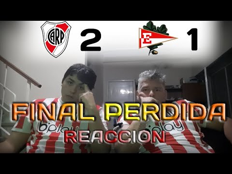 SUPERCOPA PERDIDA. || RIVER 2 - ESTUDIANTES 1 || REACCION PINCHARRATA || SUPERCOPA ARGENTINA