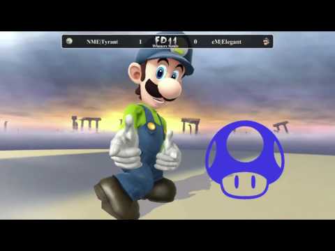FD11 Singles Winners Semis - NME|Tyrant (Meta Knight) vs eM|Elegant (Luigi)