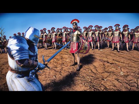 Roman Legion vs Medieval Army - UEBS 2