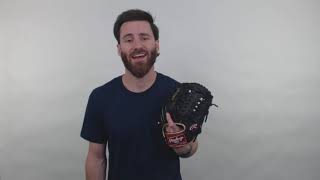 Video thumbnail: Rawlings R9 11.75" Baseball Glove: R9205-4BG