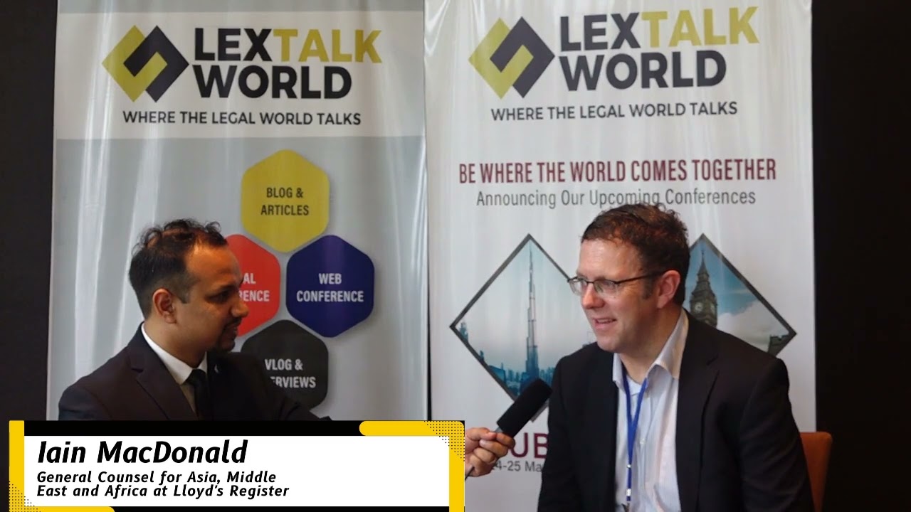 Listen into the thought of Mr. Iain macdonald Regarding LexTalk World Conference, Singapore 2022
