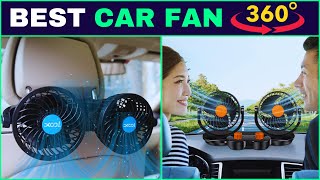 🚗 Best Car Fan 2024 | Top Portable 360° Dual Head Fan Review