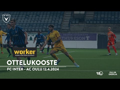 Worker ottelukooste FC Inter - AC Oulu 12.4.2024 (Veikkausliiga)