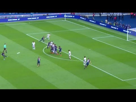 Neymar stunning free-kick goal PSG - Bordeaux View from stands