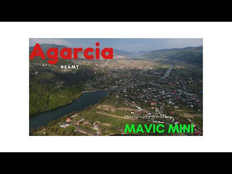 Satul Agarcia  --4K--,comuna Alexandru cel Bun ,Judetul Neamt-video realizat cu drona(Mavic Mini)