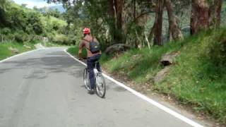 preview picture of video 'HostelTrail Coconuco Downhill Andean Biking Tour'
