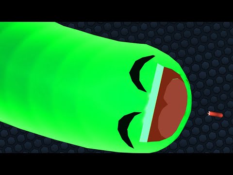 Slither.io 1 Giant Troll Snake vs Tiny Snakes Epic Slitherio Gameplay