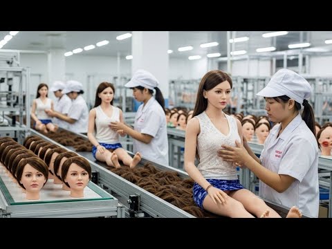 Inside China’s Realistic Wax Doll Factory: From Melted Wax to Finished Lifelike Doll (Full Process)
