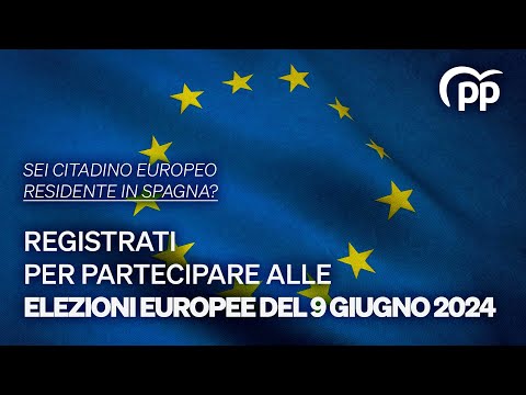 Registrati per partecipare alle elezioni europee del 9 giugno 2024