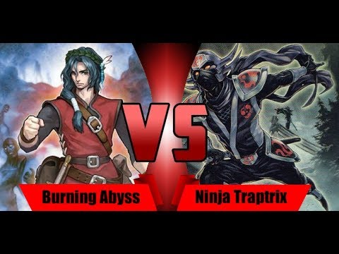 Yugioh: Burning Abyss Vs Ninja Traptrix (Match, July 2018 Format)