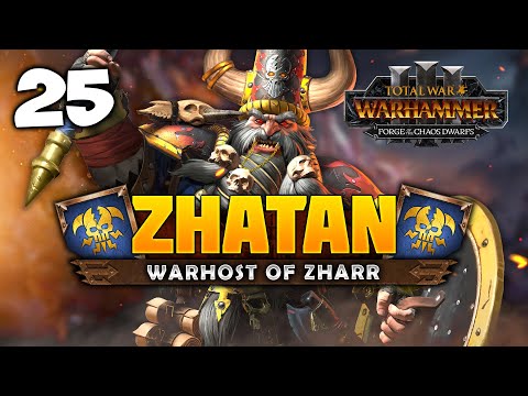 FANTASTIC DEFENCE! Total War: Warhammer 3 - Zhatan the Black - Chaos Dwarf [IE] Campaign #25