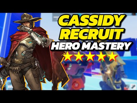 「Hero Mastery」 CASSIDY RECRUIT 5 STAR HIGH SCORE (Overwatch 2 Season 13 Guide)