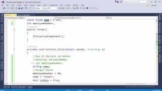 7 Read Only Variables and Constants in CSharp | Completed C# Course In ...