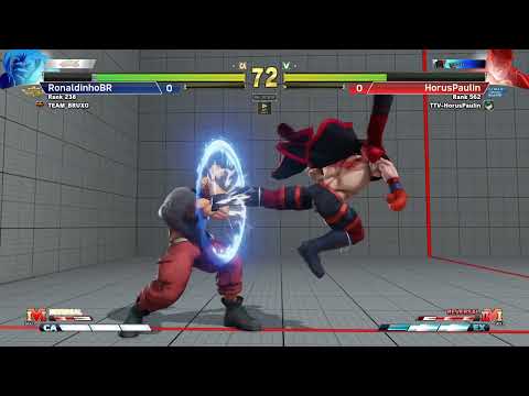 SFV CE - RonaldinhoBR(NASH) VS HorusPaulin(ED) # MeiaLua  🌘 MeiaLua 🌘