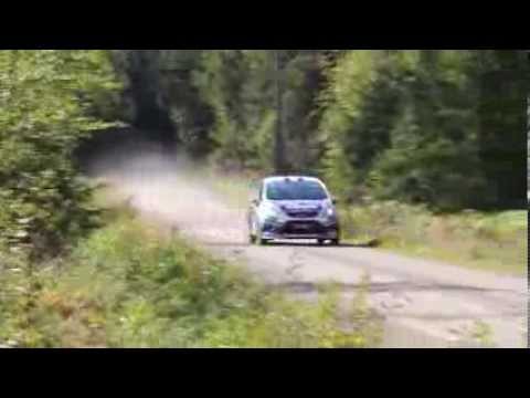 Larsen and Eriksen FLAT OUT -  Rally Telemark 2013