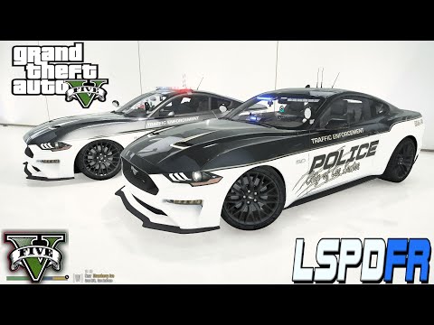GTA 5 Mods - NEW - LSPD Ford Mustang GT 5.0 (LSPDFR)
